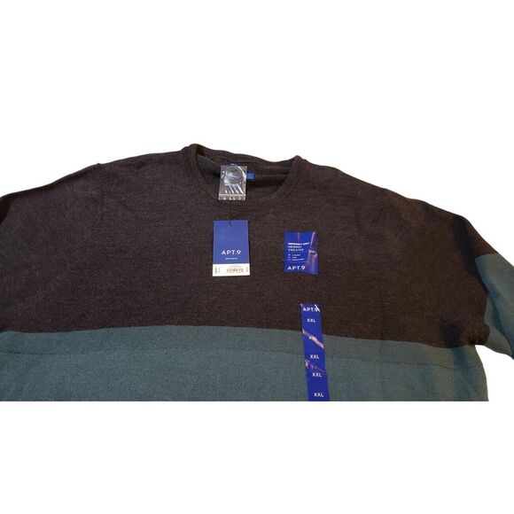 NWT Apt.9 Seriously Soft Merino Wool Knit Crewneck Sweater XXL Preppy Outdoors‎ - Picture 6 of 16